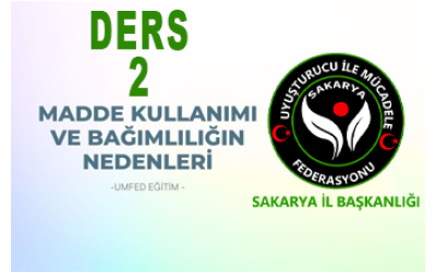 Ders 2 | Madde Kullanımı ve Bağımlılığın Nedenleri